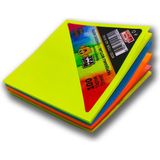 Notyaz Mix 100 Yapraklı 75 x 75 mm Yapışkanlı Bloknot - 5 Adet