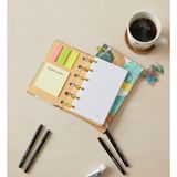 NotYaz XOOX Sert Kapaklı Notebook, A6 Ebat, Postit Dahil, Çıkarılabilir Sayfalar (Turuncu)