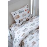 NOU Arabalar Çarşaflı Bebek Nevresim Takımı (100X150 - 35x45 - 60X120) - Cars
