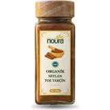 Noura Natural 40 gr Organik Seylan Toz Tarçın Cam Kavanozda Yüksek Aroma ve Katkı Maddesi İçermez