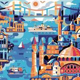 Nova 1000 Parça Panoramik İstanbul Manzarası Puzzle