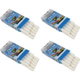 Nova 10'Lu Tozsuz Beyaz Tebeşir - 4 Paket