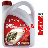 Nova -25 Derece Kırmızı Antifriz 3 Litre -Hazır Antifiriz