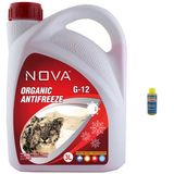 Nova -25 Derece Organik Kırmızı Antifriz 3 Litre + Cam Sabunu 80 Ml