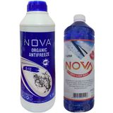 Nova -25 Derece Yeşil Antifriz 1.5 Litre + Cam Suyu 1 Lt