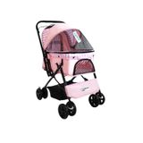 NOVA 52x76.5x95 cm Pembe Kedi Köpek Arabası