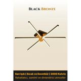 Nova 6 Bronz 3000K Led Tavan Avize – Kumandalı Dim Edilebilir – Aşağı Işık