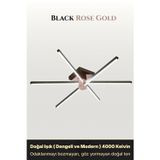 Nova 6 Rose Gold LED Tavan Avize – Kumandalı Dim Edilebilir – Aşağı Işık