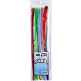 Nova Color 30 cm Renkli Eğlenceli Şönil Çubuklar 25'li Sanatsal Malzemeler