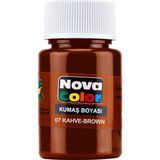 Nova Color 30 ml Tek Renk Şişe Kumaş Boyası Kahverengi (NC-165)