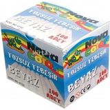 Nova Color 4110 Tozsuz Beyaz Tebesir 10LU Paket