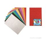 Nova Color 50 x 70 cm Simli Fon Kartonu 10 Parça Karışık Renk Seçenekleri
