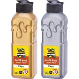 Nova Color Akrilik Boya 250 ml 2 Renk Altın Sarı - Gümüş Gri 1 Paket Nova Color Akrilik Boyalar 250 ml 2 Li