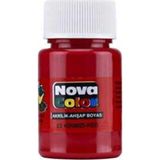 Nova Color Akrilik Boya 30 Ml Kırmızı - 4 Adet
