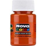 Nova Color Akrilik Boya 30 ml Turuncu - 4 Adet