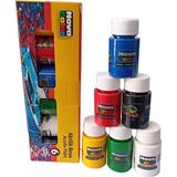 Nova Color Akrilik Boya 6 Renk 30 ml 1 Paket Akrilik Boya Seti 6 Lı Ahşap Tuval Taş Ağaç Boyamalar Için Idea Boyama Seti