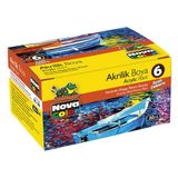 Nova Color Akrilik Boya 6 Renk NC-180 6863