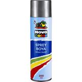 Nova Color Gümüş Sprey Boya 200 ml Çocuklar İçin Güvenli Metal Şişede Dayanıklı