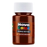 Nova Color Kahve 30 Cc Şişe Kumaş Boyası