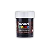 Nova Color Kahverengi Cam Boyası Vitray Boyası 25 ml 1 Adet Nova Color Su Bazlı Kahve Cam Vitray Boyası 1 Adet
