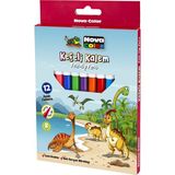 Nova Color Keçeli Kalem 12 Renk Set Nc-871 - Yok - Çoklu