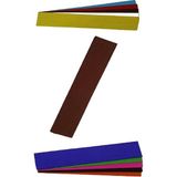 Nova Color Krapon Kağıdı Renk Seçenekli 50x200 Cm 1 Adet ( Grapon ) Kahverengi