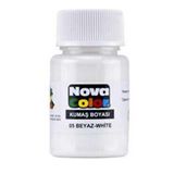 Nova Color Kumaş Boyası 35 cc Beyaz - 4 Adet