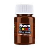 Nova Color Kumaş Boyası 35 cc Kahverengi - 4 Adet