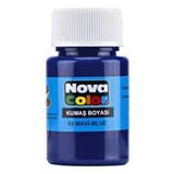 Nova Color Kumaş Boyası 35 Cc Mavi - 4 Adet