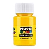 Nova Color Kumaş Boyası 35 cc Sarı - 4 Adet