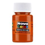 Nova Color Kumaş Boyası 35 cc Turuncu - 4 Adet