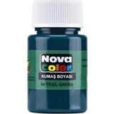 Nova Color Kumaş Boyası 35 cc Yeşil - 4 Adet