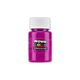 Nova Color Kumaş boyası, canlı renkler, solmaz, tişört, çanta, tekstil boyası-Pembe Renk 30ml-1 Adet