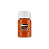 Nova Color Kumaş boyası, canlı renkler, solmaz, tişört, çanta, tekstil boyası-Turuncu Renk 30ml-1 Adet