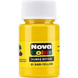 NOVA COLOR KUMAŞ BOYASI ŞİŞE 35CC SARI NC-159