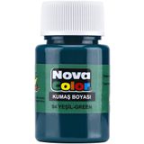 NOVA COLOR KUMAŞ BOYASI ŞİŞE 35CC YEŞİL NC-162