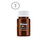 Nova Color Kumaş Boyası Şişe Kahve 12'li