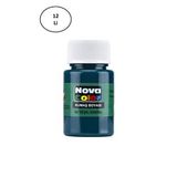 Nova Color Kumaş Boyası Şişe Yeşil Renk 12'li
