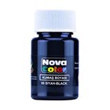 Nova Color Mavi Siyah Kumaş Boyası 06 Siyah-Black Özellikli Renkli Sanatsal Malzeme