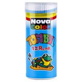 Nova Color Mum Boya 12 Renk Tombul Teneke Kutu