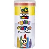 Nova Color Mum Boya Tombul Metal Tüp Renk