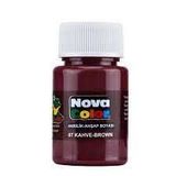 Nova Color NC-175 Kahverengi Akrilik Boya Şişe