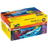 Nova Color Nc-179 12 Renkli Akrilik Boya