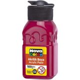 Nova Color NC-2023 Ateş Kırmızısı 100 gr Akrilik Boya