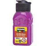 Nova Color NC-2029 Fuşya 100 gr Şişe Akrilik Boya