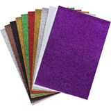 Nova Color NC-585 10'lu Sarı 50x70 cm Yapışkanlı Simli Eva