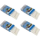 Nova Color Nova 10'lu Tozsuz Beyaz Tebeşir - 4 Paket