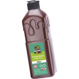 Nova Color Parmak Boyası 500 Gr 1 Adet Çocuklar İçin Yıkanabilir Parmak Boyama (Kahverengi)