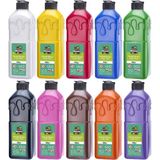 Nova Color Parmak Boyası 500 Gr 10 Renk Sağlığa Zararsız Yaratıcı Set Çocuklar için