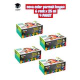 Nova Color Parmak Boyası 6 Renk x 25 ml 4 Paket